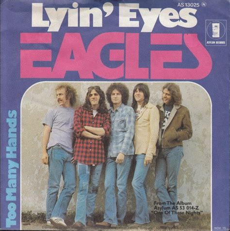 Lying Eyes 🧡 The Egles 🧡 LYRICS (original version ) "Lyin' Eyes" is a song written by Don Henley and Glenn Frey and recorded in 1975 by the American rock band Eagles, with Frey …